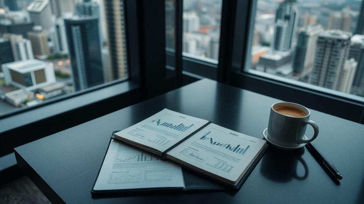 Planejamento financeiro mensal para negócios de alto valor